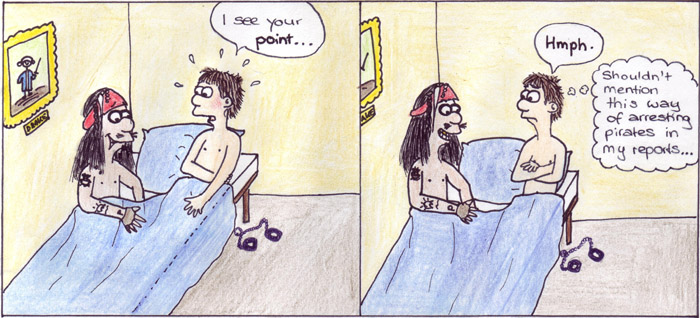 Debauching Commodore James