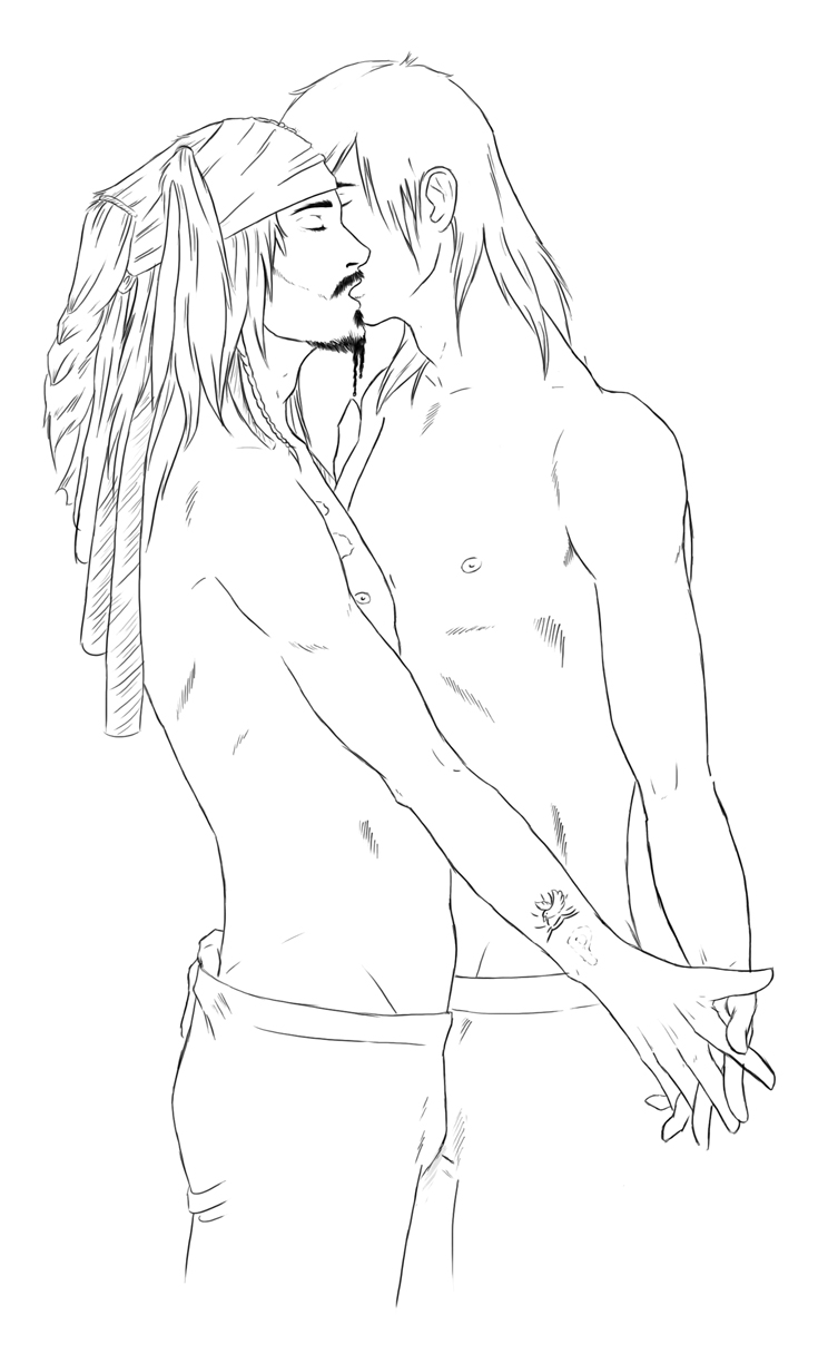 Dance With Me (line art)